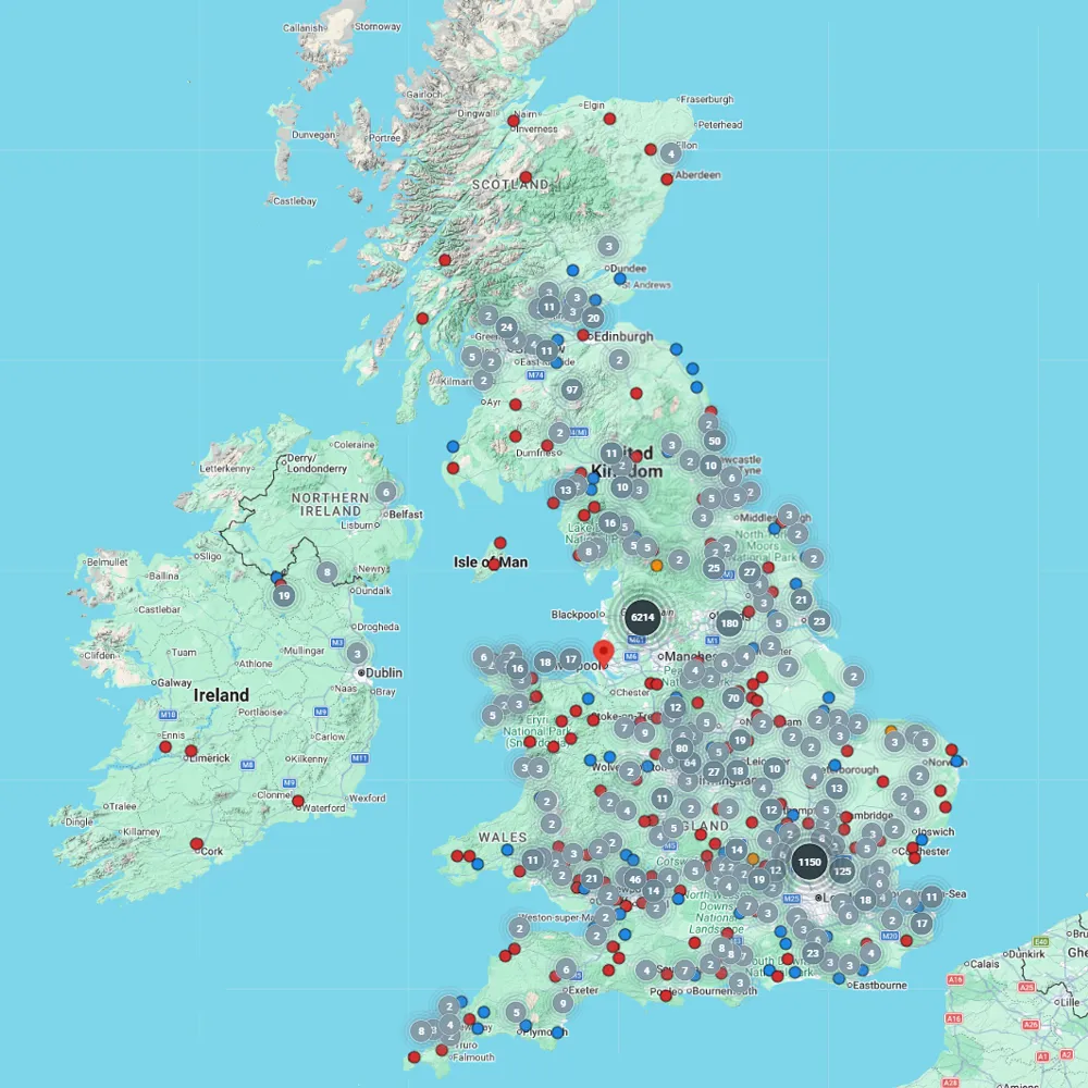 FSL Projects Map